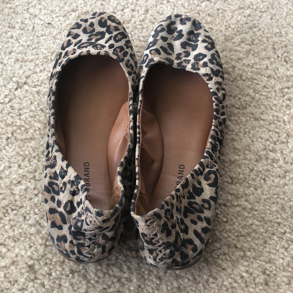 Lucky Brand Leopard Print Flats